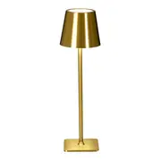LUMINÁRIA DE MESA LED RECARREGÁVEL KROM - OURO - Foto 6