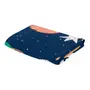 LENÇOL COM ELÁSTICO PARA BERÇO INFANTIL 1,30 M X 70 CM X 18 CM VIA LÚDICA - AZUL/CORES CALEIDOCOLOR - Foto 2