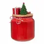 VELA POTE 15 CM ÁRVORE SANTA ROCKS - TERRACOTA/MUSGO - Foto 2