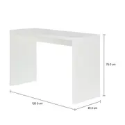 MESA 1,20 M X 45 CM FIND - BRANCO - Foto 8