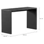 MESA DE ESCRITÓRIO 1,20 M X 45 CM FIND - PRETO - Foto 6