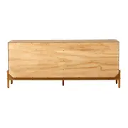 BUFFET 4 PORTAS 1,87 M X 45 CM ANTÚRIO - MACCHIATO/RODONITA - Foto 8