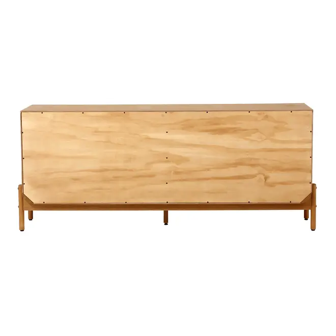 BUFFET 4 PORTAS 1,87 M X 45 CM ANTÚRIO - MACCHIATO/RODONITA - Foto 8