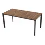 MESA PARA ÁREA EXTERNA 1,65 M X 80 CM SUMMERLAND - CAFÉ/NOZES - Foto 3