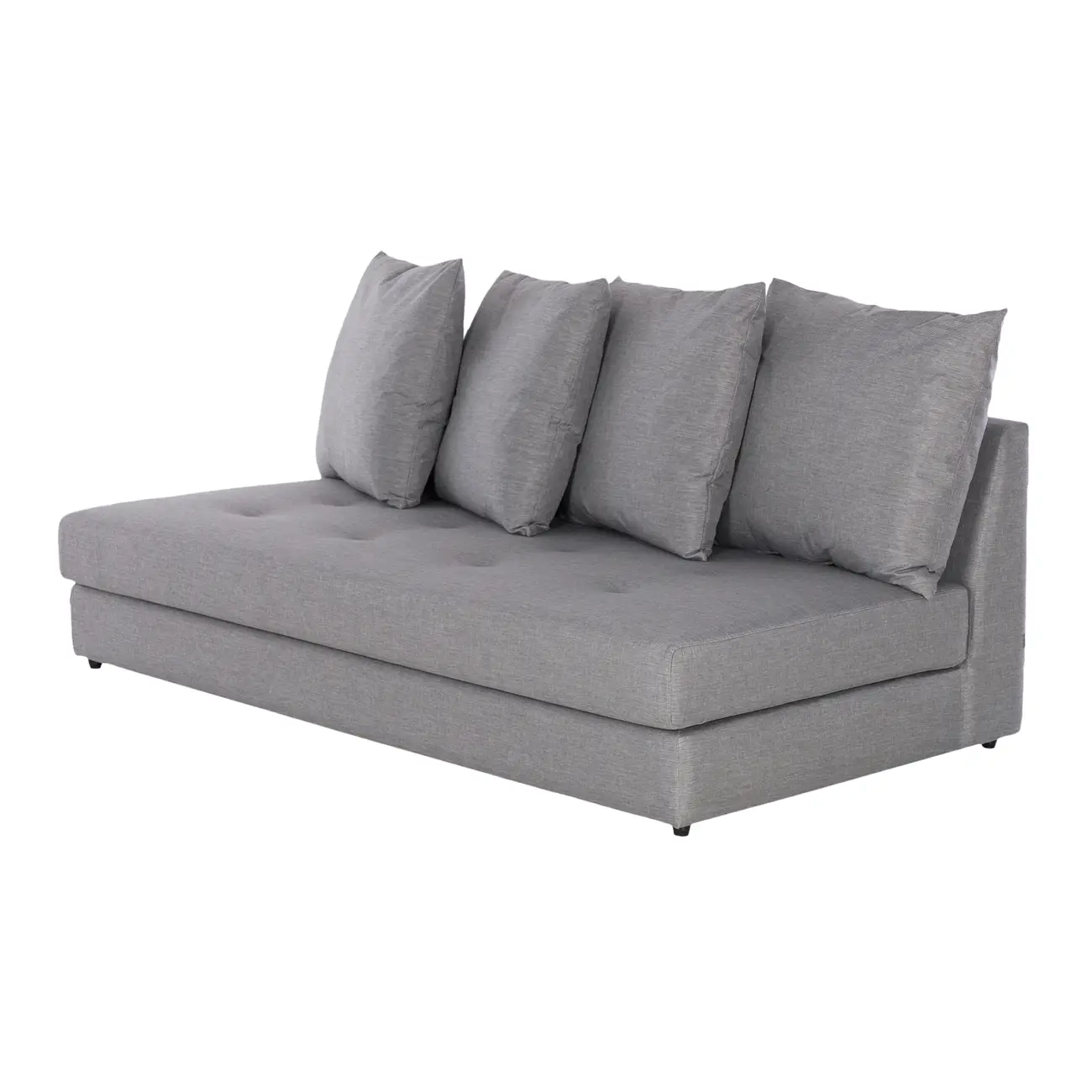 SOFÁ-CAMA 3 LUGARES BUZZ - POLI CINZA - Foto 2