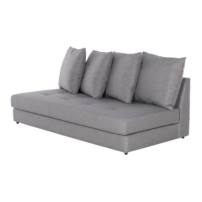 SOFÁ-CAMA 3 LUGARES BUZZ - POLI CINZA - Foto 2