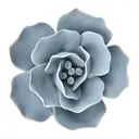 BLEU FÉTUQUE - ADORNO MESA 3 CM DOMINIQUE