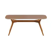 MESA DE JANTAR 1,80 M X 1 M ORGANIC - FREIJÓ/BRANCO - Foto 8