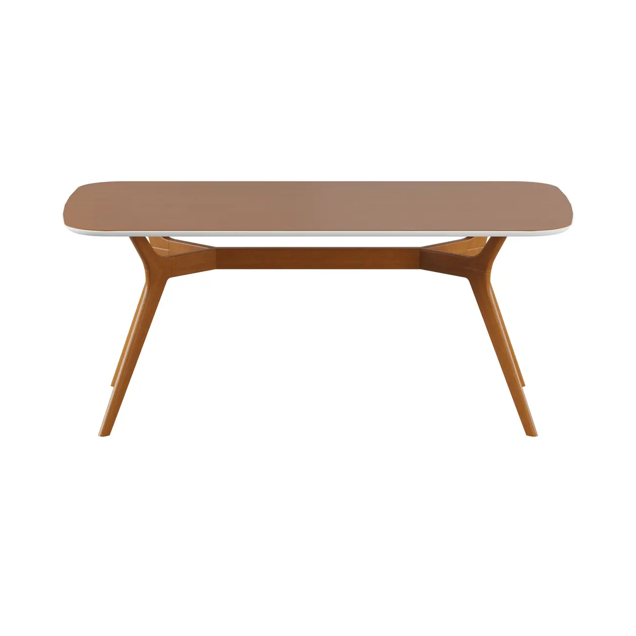 MESA DE JANTAR 1,80 M X 1 M ORGANIC - FREIJÓ/BRANCO - Foto 8
