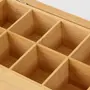 CAIXA PARA SACHÊS DE CHÁ BAMBOO - BAMBU/INCOLOR - Foto 7