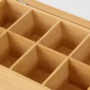 CAIXA PARA SACHÊS DE CHÁ BAMBOO - BAMBU/INCOLOR - Foto 7