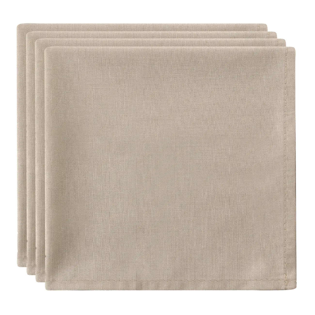 GUARDANAPO DE TECIDO 40 CM X 40 CM CONJUNTO COM 4 SPLENDID - CAMELO - Foto 1