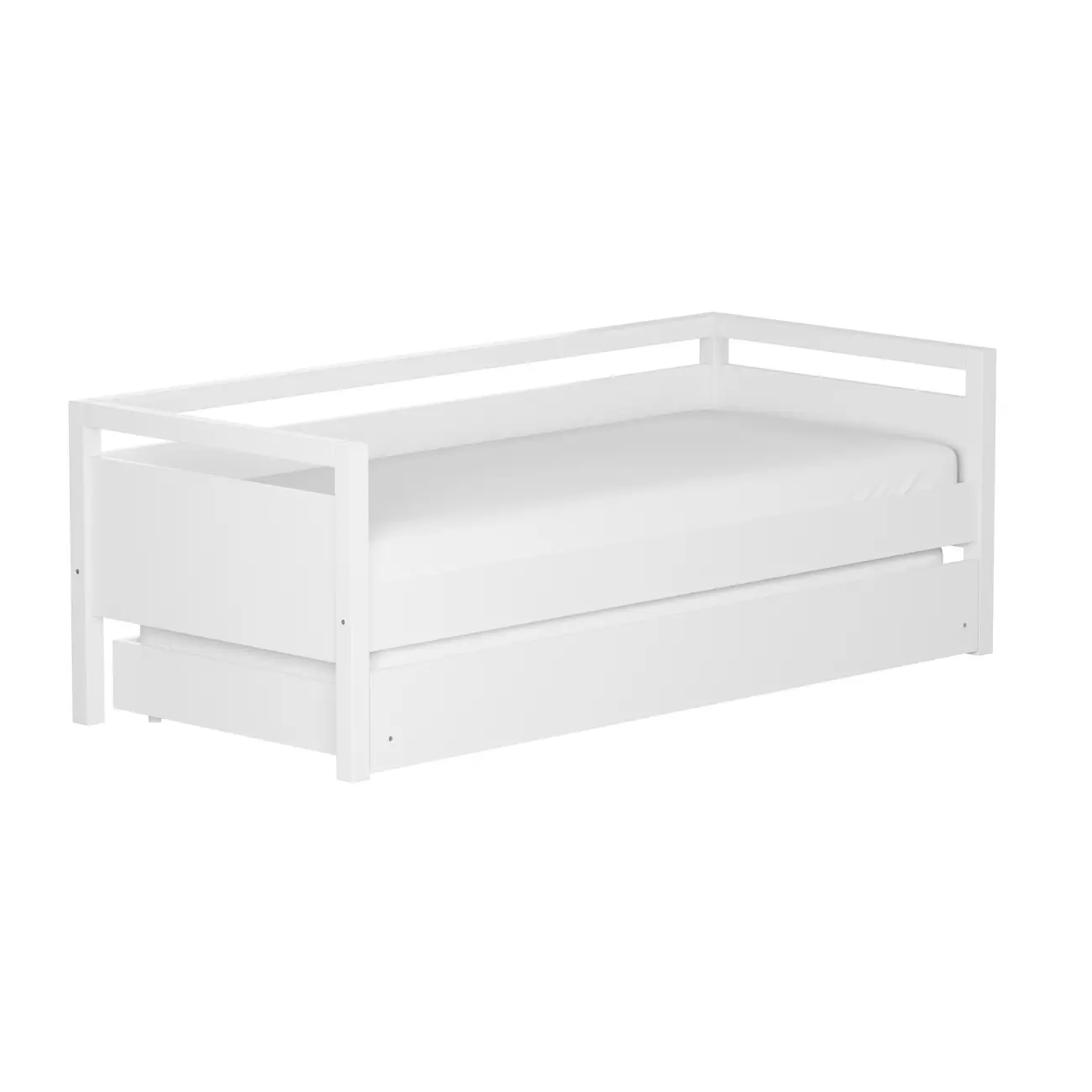 CAMA/SOFÁ 78 C/CAMA INFERIOR TINTO PLAN - BRANCO/BRANCO - Foto 2
