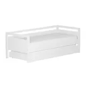 CAMA/SOFÁ 78 C/CAMA INFERIOR TINTO PLAN - BRANCO/BRANCO - Foto 2