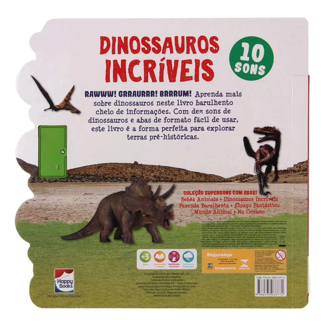 SUPER SONS: DINOSSAUROS INCRÍVEIS LIVRO INFANTIL - MULTICOR - Foto 2