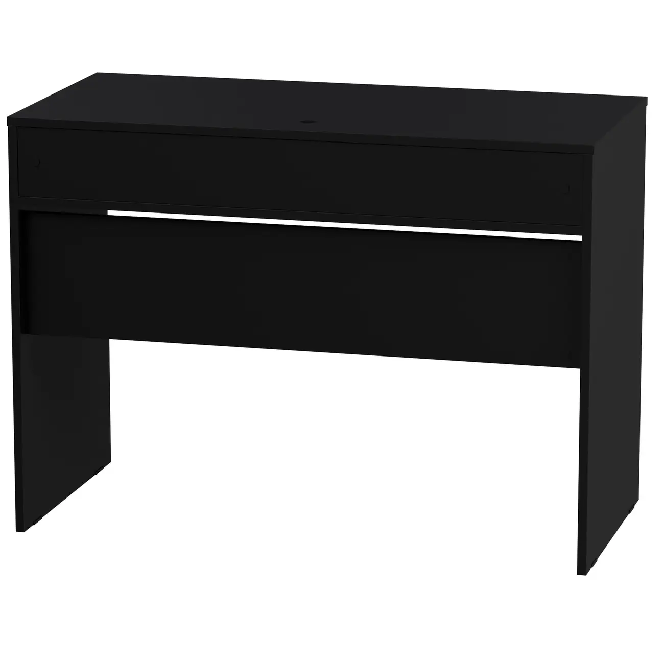 ESCRIVANINHA 2 GAVETAS 1,03 M X 51 CM PRATY - PRETO - Foto 12