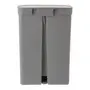 LIXEIRA DUPLA COM PEDAL 30 L TRIUM - KONKRET/CINZA - Foto 7