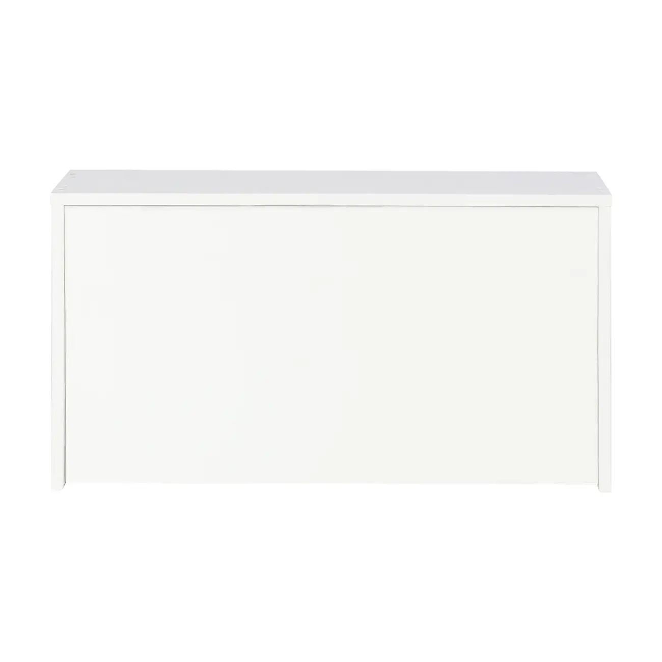 SAPATEIRA EMPILHÁVEL 1 PORTA BASCULANTE BOOZ - BRANCO - Foto 1