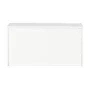 SAPATEIRA EMPILHÁVEL 1 PORTA BASCULANTE BOOZ - BRANCO - Foto 1