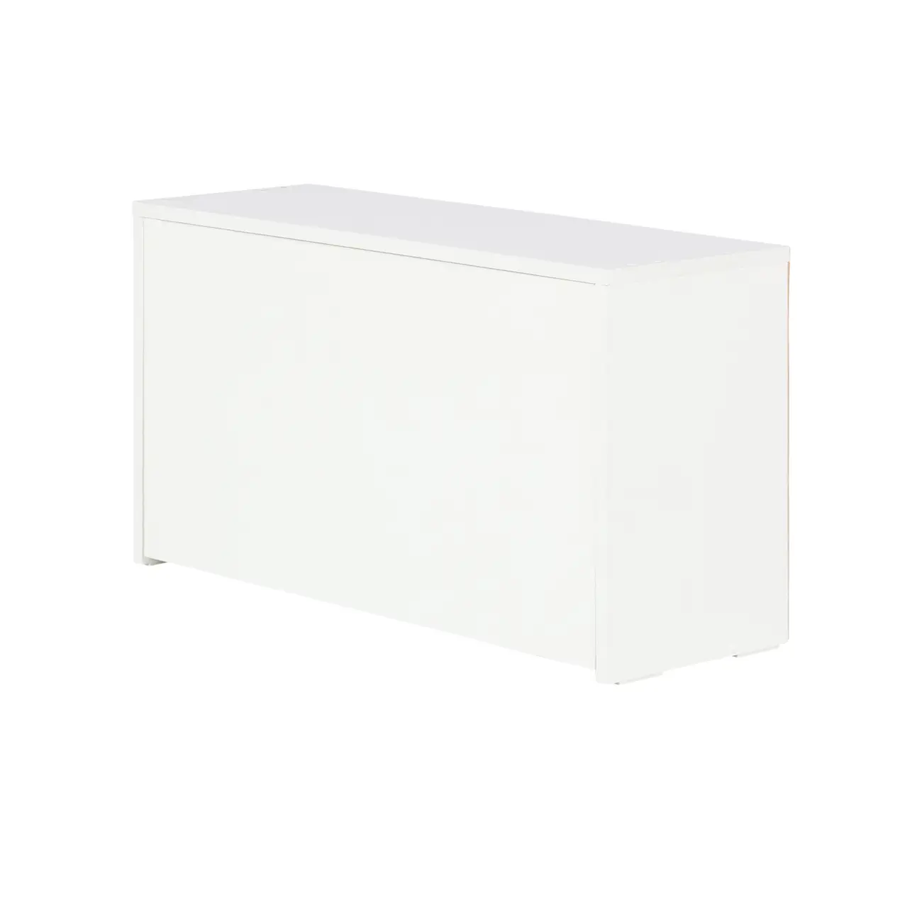 SAPATEIRA EMPILHÁVEL 1 PORTA BASCULANTE BOOZ - BRANCO - Foto 2