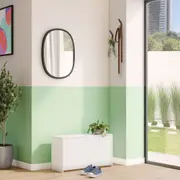 SAPATEIRA EMPILHÁVEL 1 PORTA BASCULANTE BOOZ - BRANCO - Foto 8