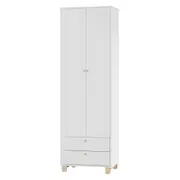 GUARDA-ROUPA INFANTIL 2 PORTAS/2 GAVETAS SWEET - BRANCO/PINUS NATURAL - Foto 4
