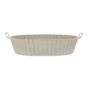 FÔRMA PARA FRITADEIRA REDONDA 21 CM EASY FRY - BEGE - Foto 2