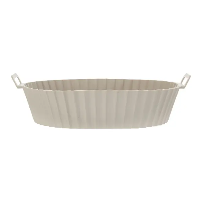 FÔRMA PARA FRITADEIRA REDONDA 21 CM EASY FRY - BEGE - Foto 2