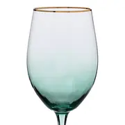 TAÇA ÁGUA/VINHO 545 ML EMERALD - DOURAD/VERDE - Foto 3