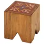 TIRADENTES ADORNO MESA | BANQUETA 2VRD - AMÊNDOA/MULTICOR - Foto 1