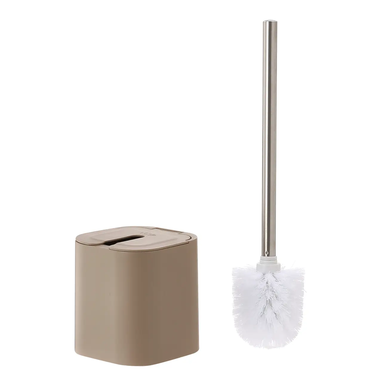 ESCOVA PARA BANHEIRO ZICHY - CAMELO/INOX - Foto 6