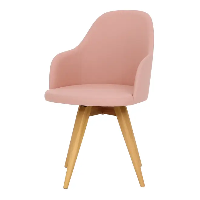 CADEIRA DE JANTAR GIRATÓRIA KLOE - TAUARI/QUARTZO ROSA - Foto 3
