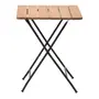 MESA PARA ÁREA EXTERNA DOBRÁVEL 60 CM X 60 CM VENETO - PRETO/EUCALIPTO - Foto 3