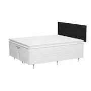 CAMA DE CASAL/QUEEN PREMIUM RESTING - KONKRET/BRANCO - Foto 2