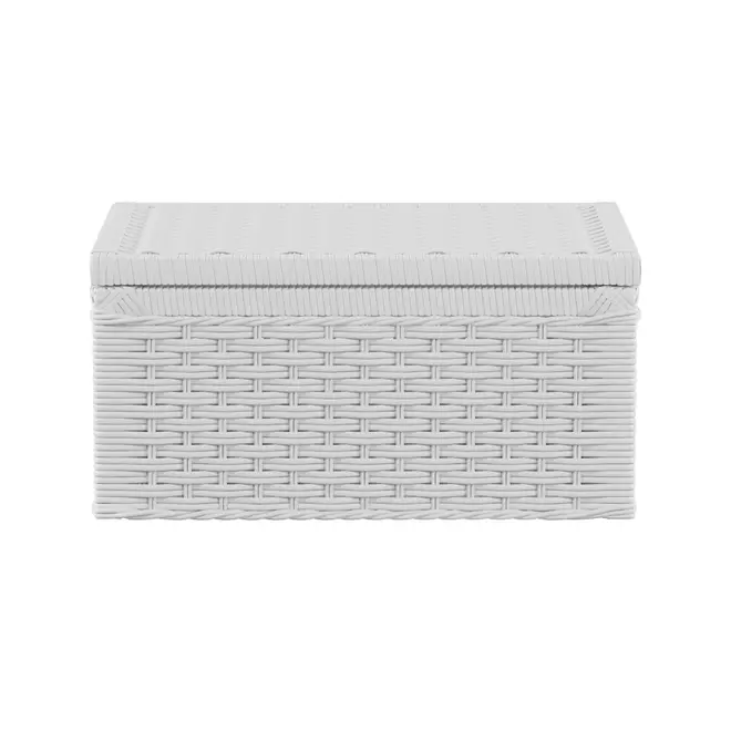 CAIXA 40 CM X 30 CM X 20 CM ENREDO - BRANCO - Foto 1