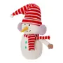 BONECO DE NEVE 20 CM COLORFUN XMAS - BRANCO/CORES CALEIDOCOLOR - Foto 2