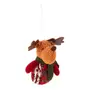 PINGENTE BONECO DE NEVE FOFO BORDAR, AMAR E CELEBRAR - MARROM/VERMELHO - Foto 2