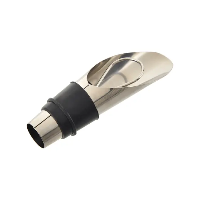 KIT PARA VINHO COM 4 PEÇAS TICINO - PRETO/INOX - Foto 4