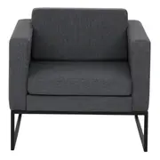POLTRONA DETROIT - CINZA/PRETO - Foto 2