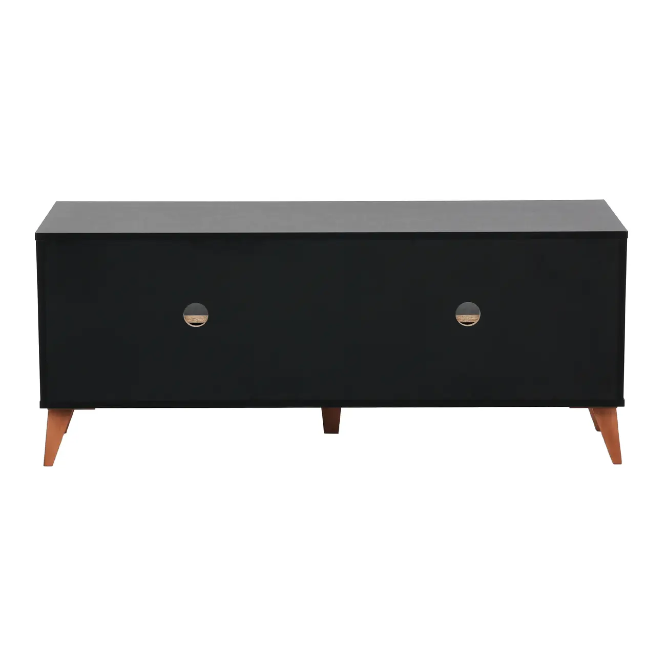 RACK 2 GAVETAS 1,20 M X 40 CM LIN - PRETO/NOZES - Foto 6