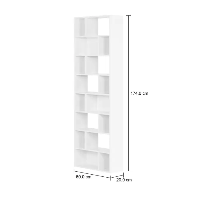 ESTANTE 60 CM X 1,74 M BRICK - BRANCO - Foto 4