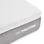 COLCHÃO KING FIRME COM MOLAS ENSACADAS 1,93 M X 2,03 M X 25 CM TATOU GULDI - CINZA/BRANCO - Foto 2