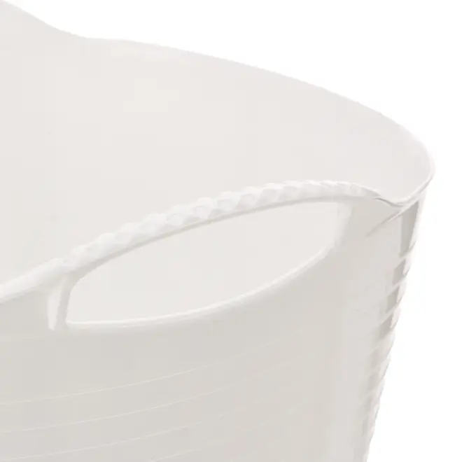 CESTO/BALDE 42 CM X 42 CM X 33 CM UNITY - BRANCO - Foto 4