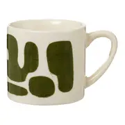 CANECA 90 ML BLOBING ISLAND - BRANCO/MUSGO - Foto 1