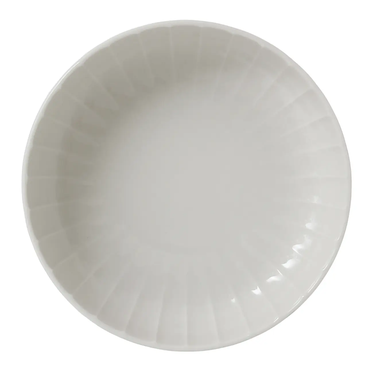 TIGELA 15 CM CANNELÉ - BRANCO - Foto 1
