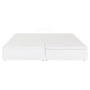 BASE PARA CAMA BOX KING 1,93 M X 2,03 M COM BAÚ MAX - BRANCO - Foto 3