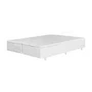 BASE PARA CAMA BOX QUEEN 1,58 M X 1,98 M COM BAÚ MAX - BRANCO - Foto 1