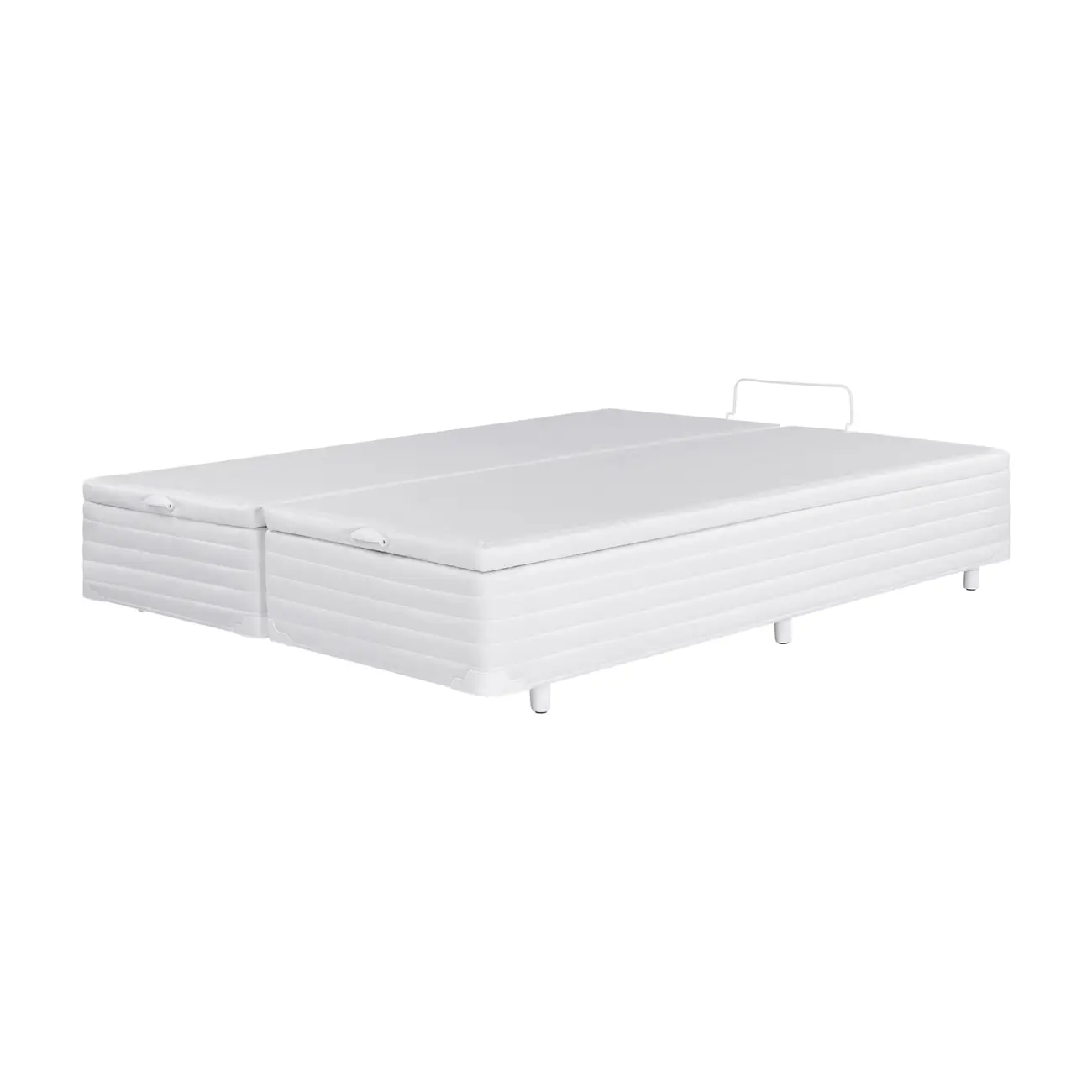 BASE PARA CAMA BOX QUEEN 1,58 M X 1,98 M COM BAÚ MAX - BRANCO - Foto 1