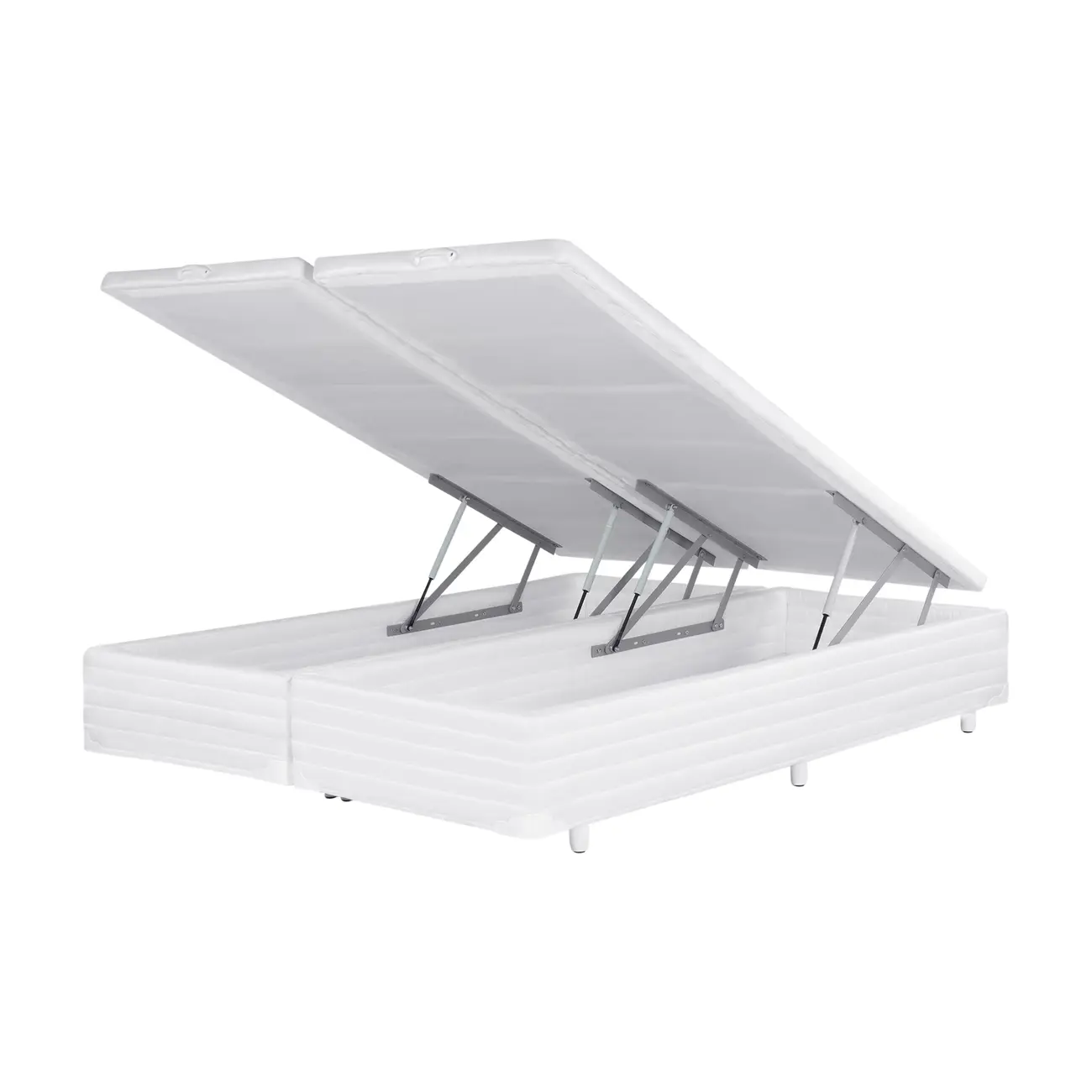 BASE PARA CAMA BOX QUEEN 1,58 M X 1,98 M COM BAÚ MAX - BRANCO - Foto 2