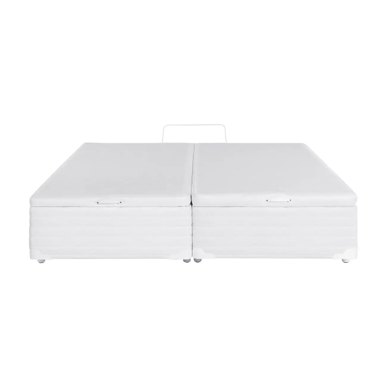 BASE PARA CAMA BOX QUEEN 1,58 M X 1,98 M COM BAÚ MAX - BRANCO - Foto 4